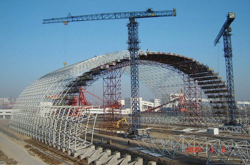 Coal Shed for Ninghai Guohua 230x100m Thermal Power Plant
