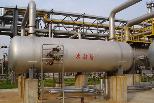 Horizontal Type Water Seal Tank DN400-DN3000 for Riser Stack