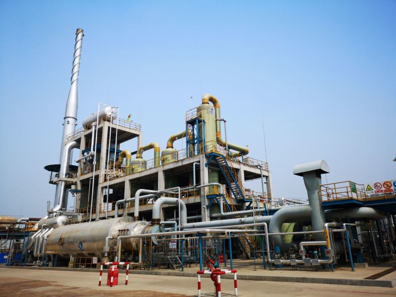 9 Chlor Alkali Waste Gas Liquid Incineration Unit Qilu Petrochemical Chlor Alkali Plant