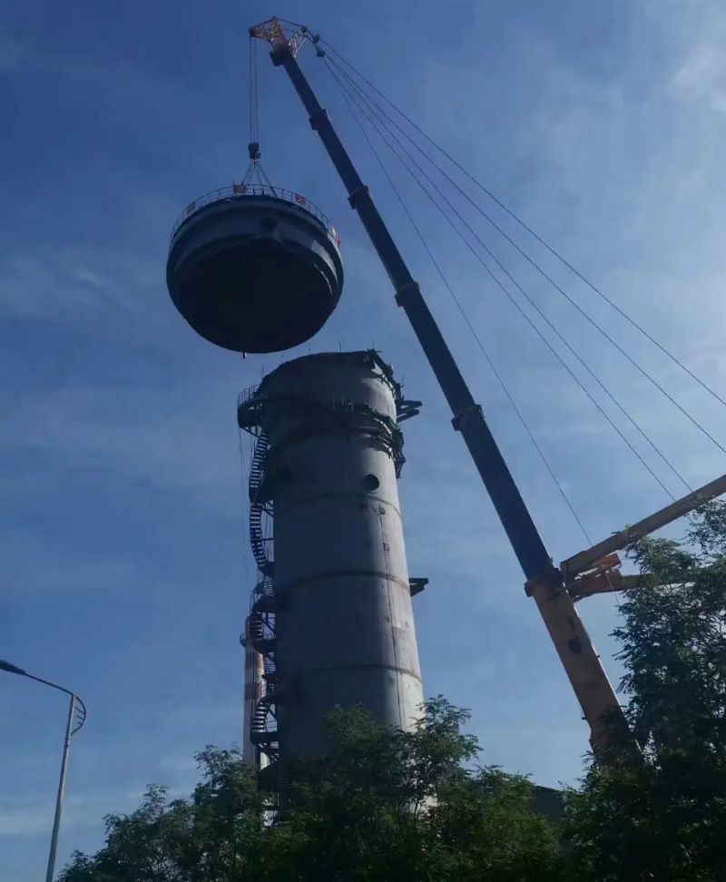 06 Top tower head lifting desulphurization system