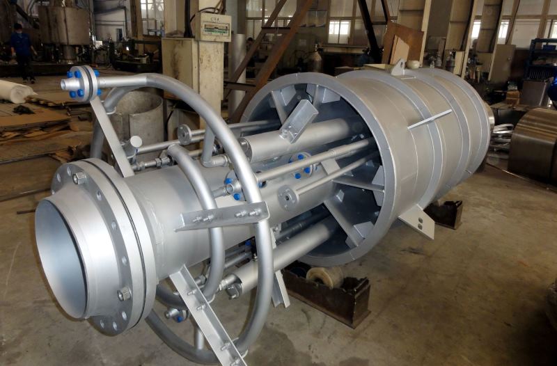 5 Heat storage chamber torch head containing NH3 H2S