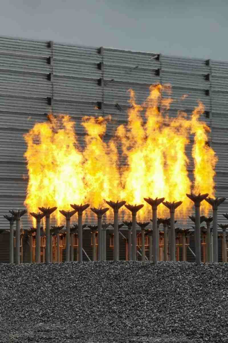 9 Open ground torch combustion operation