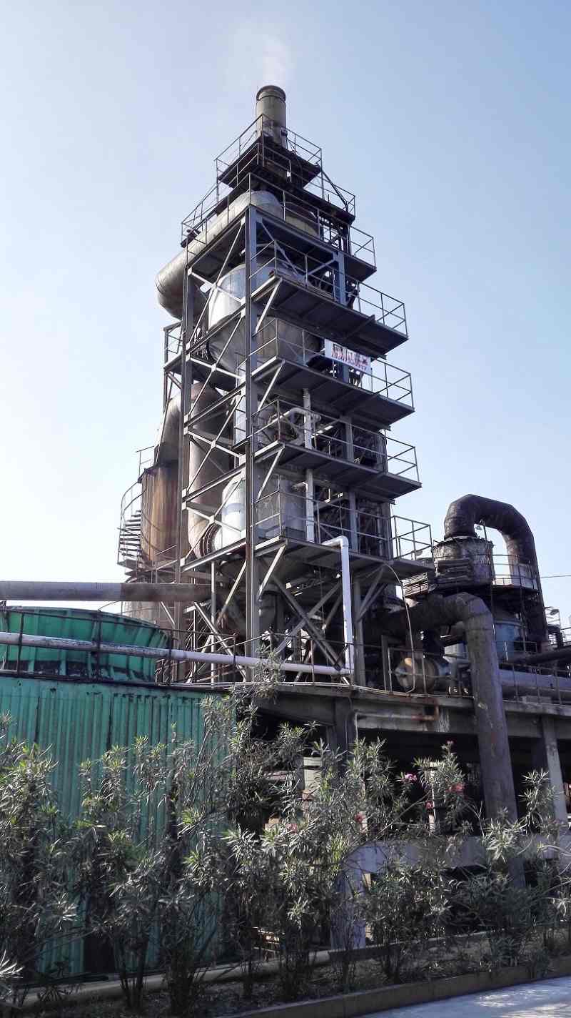 Anti Blocking Mechanism with large airflow channel desulfur tower